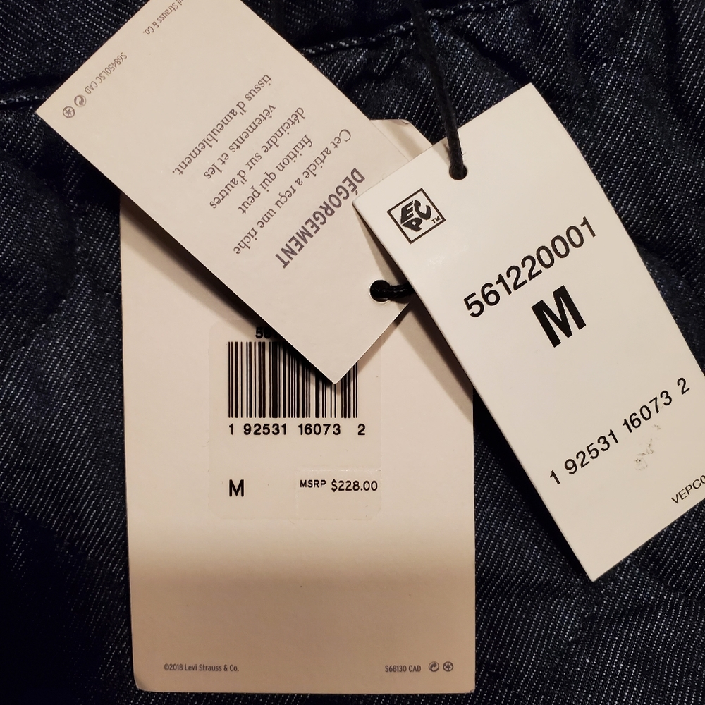 LEVIS MADE AND CRAFTED LMC QUILTED ROAMER PANTS - Picture 2 of 2